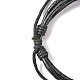 Bracelets de cordon en cuir BJEW-A062-01-3
