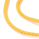 コットン糸  DIYの工芸品について  ギフトラッピングとジュエリー作り  ゴールド  3mm  約150m /ロール OCOR-F013-08-3