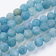 Natural Weathered Agate Beads Strands G-G589-10mm-14-1