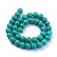 Natural Mashan Jade Beads Strands G-H1626-8MM-44-2