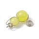Pendentifs en perles de verre imitation jade PALLOY-JF02479-01-3
