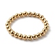 Round Imitation Gemstone & Plating Beads Stretch Bracelet Sets BJEW-JB06409-02-9