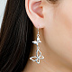 Brass Dangle Earrings EJEW-BB16884-7