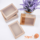 Foldable Creative Kraft Paper Box CON-WH0073-95-4