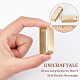 Unicraftale 2Pcs Brass Loop Keepers FIND-UN0002-55B-4