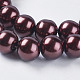 Chapelets de perles en verre nacré HY14mm99-3