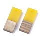 Colgantes de resina y madera de nogal RESI-S358-32C-2