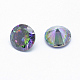 Cubic Zirconia Pointed Back Cabochons ZIRC-WH0011-01C-2