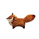 Resin Totem Fox Figurines WG15594-01-4