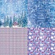 Papel de álbum de recortes con tema navideño SCRA-PW0010-26-2