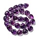 Mèches de perles de fluorite violet naturel&nbsp;G-NH0032-A02-02-3