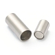 304 Stainless Steel Magnetic Clasps with Glue-in Ends STAS-B017-01C-P-2