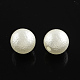 Perles rondes en plastique ABS imitation perle SACR-Q105-26C-1