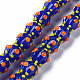 Fili di perle di lampwork irregolari fatti a mano opachi&nbsp;LAMP-T007-18-A02-1