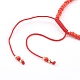 Verstellbare Nylonschnur geflochtenen Perlen Armbänder BJEW-JB06023-04-3