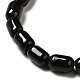 Natural Black Tourmaline Beads Strands G-G980-22-4