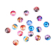 SUNNYCLUE 50Pcs 10 Style Starry Sky Printed Glass Cabochons 25mm Diameter Half Round Flat Back Glass Dome Cabochons for Photo Cameo Pendant Craft Jewelry Making GGLA-SC0001-02-4