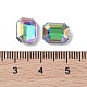 Cabochons de strass en verre&nbsp;RGLA-L029-03A-SPLA-3
