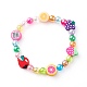 Transparent Acrylic Beads Stretch Kids Bracelets BJEW-JB06326-2