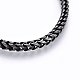 304 Stainless Steel Wheat Chain Necklaces NJEW-H493-12AS-2