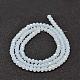 Chapelets de perles en rondelles facettées en verre X-GLAA-I033-4mm-05-2