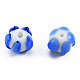 Chapelets de perles vernissées manuelles LAMP-N021-44B-4