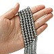 Brins de perles de verre teints écologiques HY-A008-6mm-RB031-4