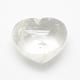 Piedra de palma de corazón de cristal de cuarzo natural DJEW-P007-05B-2