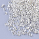 ガラスシリンダービーズ  シードビーズ  銀並ぶ  丸い穴  乳白色  1.5~2x1~2mm  穴：0.8mm  約8000個/袋  約85~95 G /袋 SEED-Q036-01A-A10-3