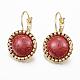 (Jewelry Parties Factory Sale)Iron Leverback Earrings EJEW-H336-01G-1