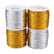 Ювелирные изделия плетеные шнуры нить металлические MCOR-KS0001-001-2