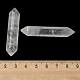 Olycraft 6 pz cristallo di quarzo naturale senza foro perline doppio punto terminato G-OC0004-04-3