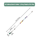 SUPERFINDINGS 1 Set 7 Chakra Hexagon Prism Gemstone Pointed Dowsing Pendulums FIND-FH0006-88-2