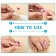 Набор для изготовления цветочных сережек и колец на палец своими руками DIY-SZ0008-42-3