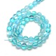 Synthetic Moonstone Beads Strands X-G-F142-6mm-03-2