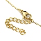 Bracelet de cheville en perles de pierres précieuses mélangées naturelles AJEW-Z008-02-4