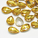 Cabujones de cristal con rhinestone RGLA-T081-7x10mm-22-1
