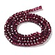 Natural Garnet Beads Strands G-P514-B04-02-3
