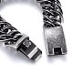 Bracelets mailles chaînes en 304 acier inoxydable BJEW-E346-24AS-3