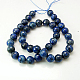 Natural Lapis Lazuli Beads Strands G-G059-12mm-2
