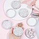 GORGECRAFT 16pcs Mason Flower Jar Insert Lid Plants Organizer Frog Lids Windmill Pattern Glass Bottle Covers for Regular Mouth Mason Canning Jars Fixed Tools Home Office FIND-WH0126-116F-3