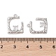 Подвески из латуни с прозрачным стеклом KK-N254-51P-3