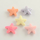 AB Color Starfish Acrylic Beads X-SACR-Q106-04-1