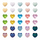 Craftdady 60Pcs 15 Style Transparent and Opaque Resin Cabochons CRES-CD0001-06-1