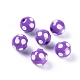 Round Polka Dot Bubblegum Acrylic Beads for Kid Jewelry X-SACR-S146-20mm-02-1
