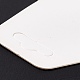 Blanko-Halsketten-Anzeigekarten aus Pappe CDIS-A004-01A-4