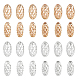 ARRICRAFT 80Pcs 2 Colors 2 Sizes Brass Beads KK-AR0002-09-1