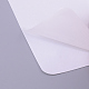空白の布パッチ  自己粘着性の布地  洋服用  パンツ  ジーンズ  ジャケット  ホワイト  281x125x0.3mm DIY-WH0168-69-3