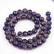 Perles vernissées de sable d'or manuelles  LAMP-T006-05C-2