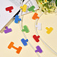 30 pieza de etiquetas de cable de nailon con gancho y bucle&nbsp;FIND-SP0004-89B-5